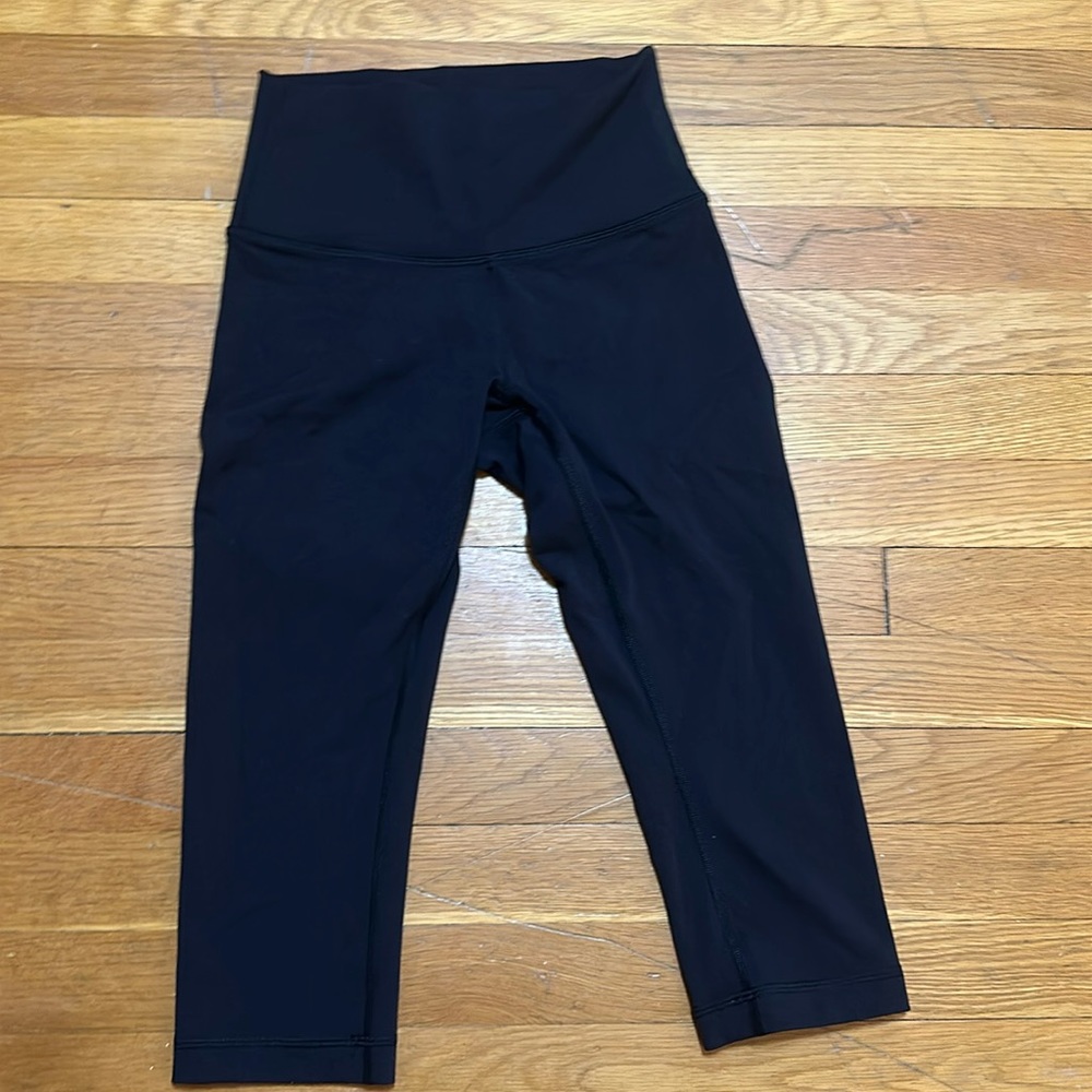 Lululemon cropped wunder under legging